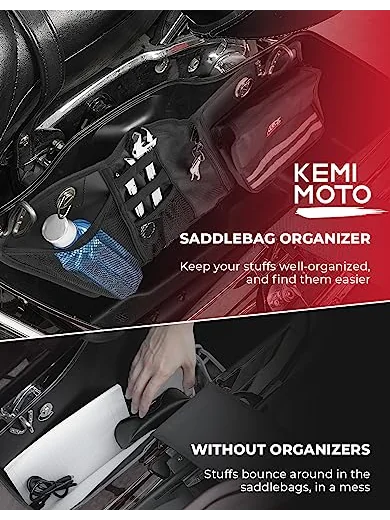 KEMIMOTO органайзеры для мотосумок, 2 шт — изображение 2 из 6, черный