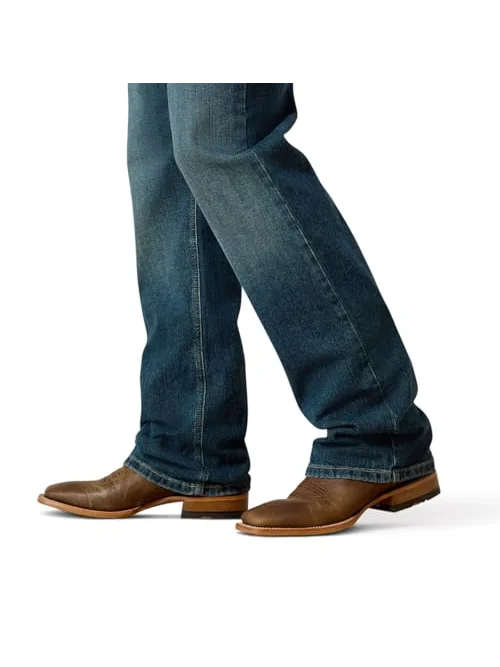 Ariat M4 мужские джинсы прямого кроя Low Rise Stretch Legacy Boot Cut — изображение 6 из 6, синий