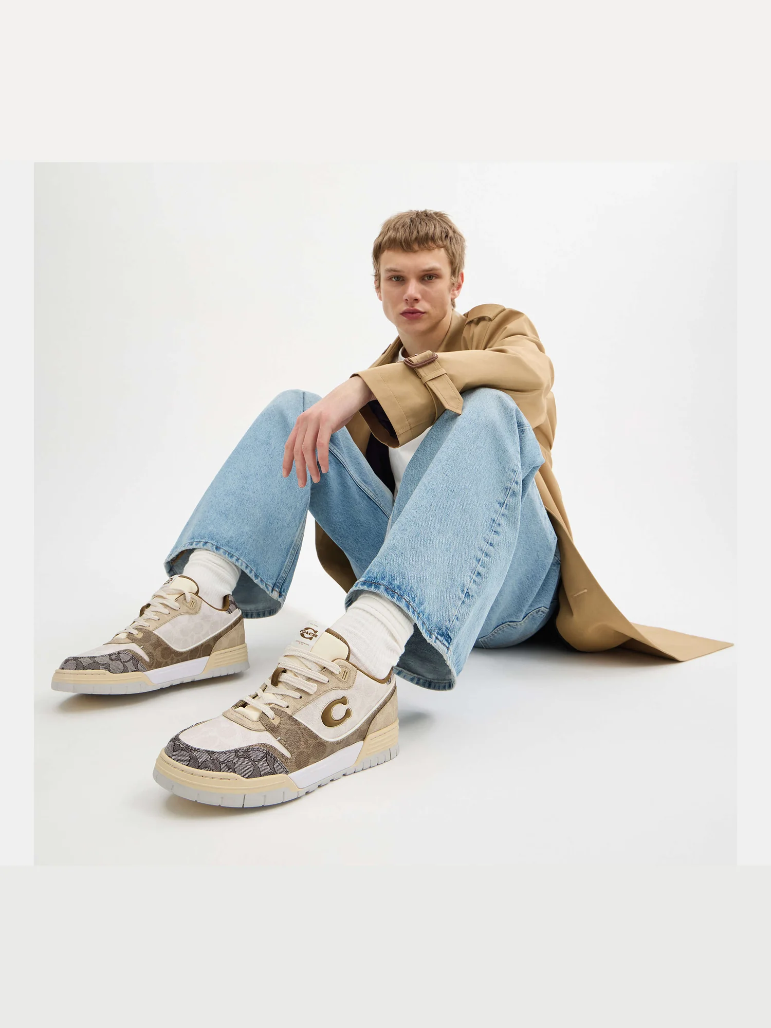 Кроссовки Coach Soho с сигнатурным принтом — 3