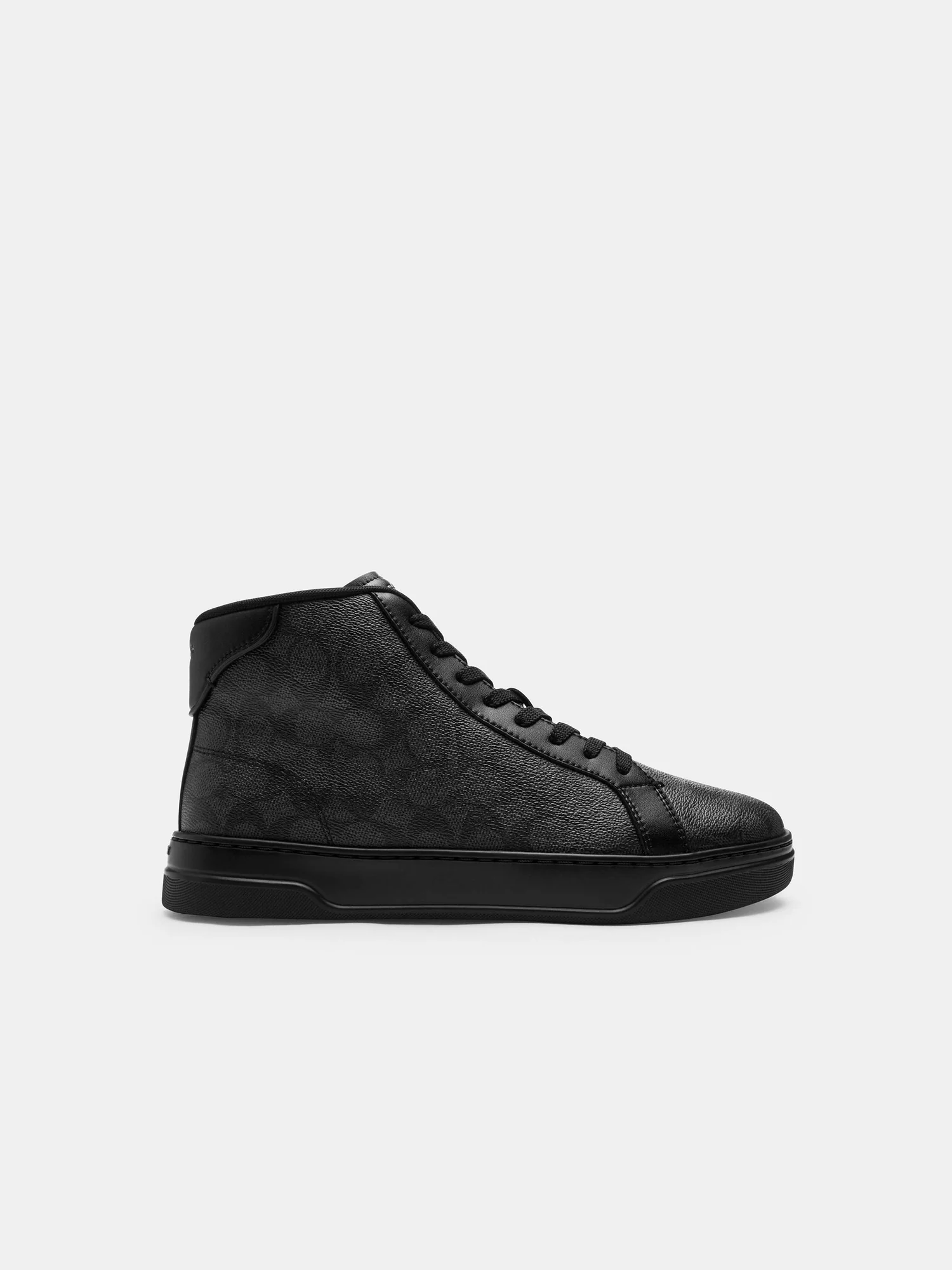 Мужские высокие кроссовки Coach High Line с принтом Signature — 7