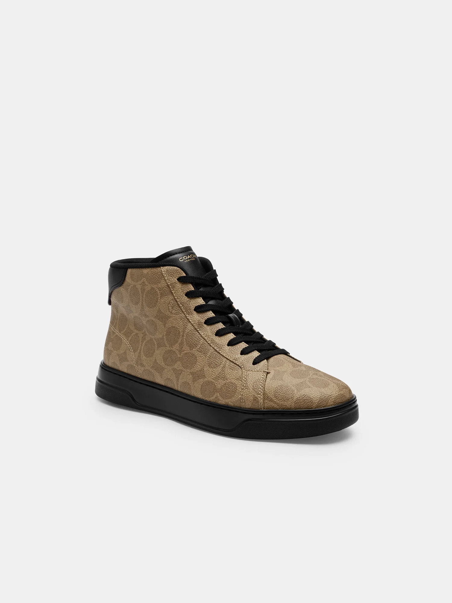 Высокие кроссовки Coach High Line из фирменного текстиля — 14