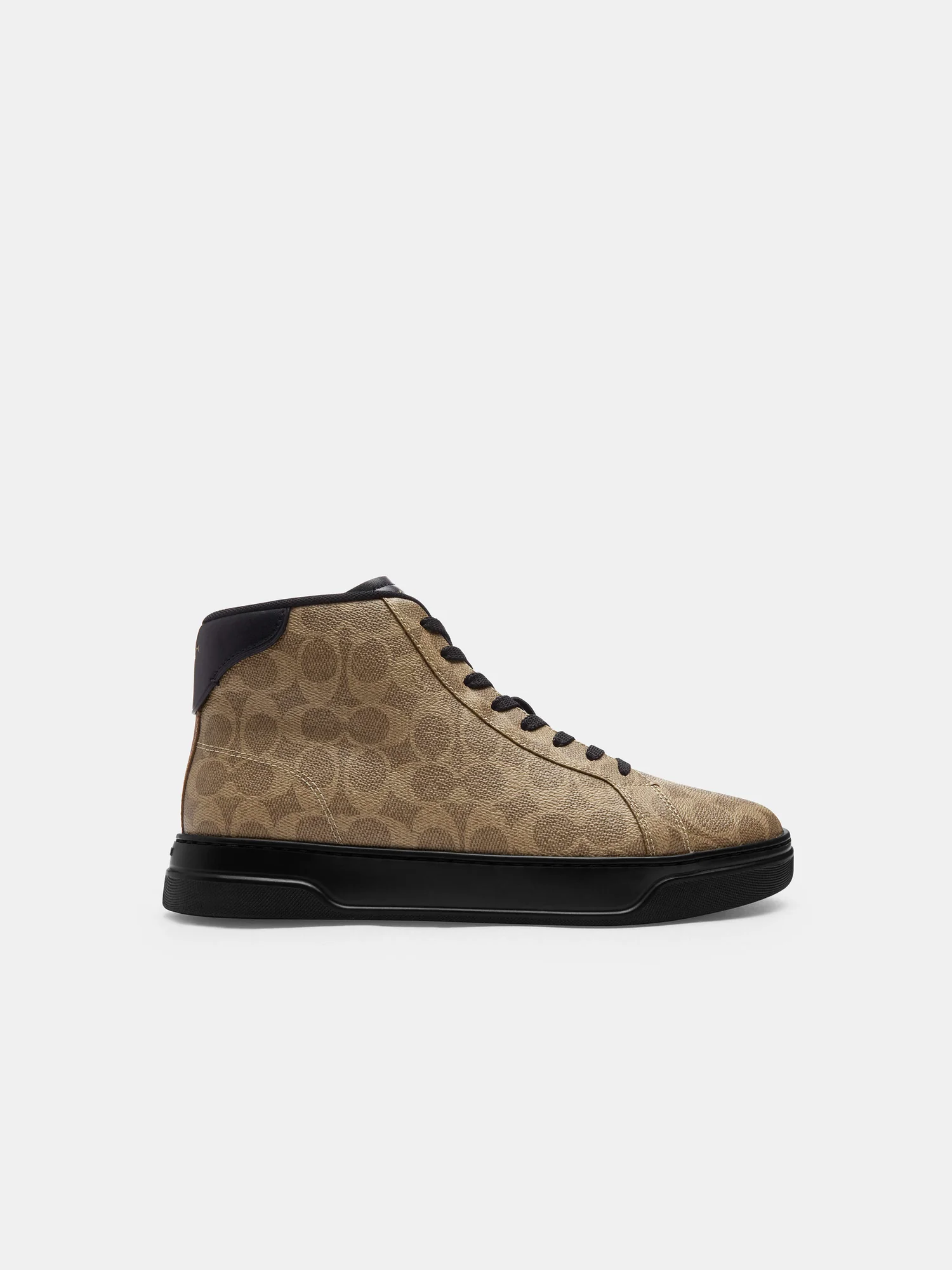 Высокие кроссовки Coach High Line из фирменного текстиля — 17