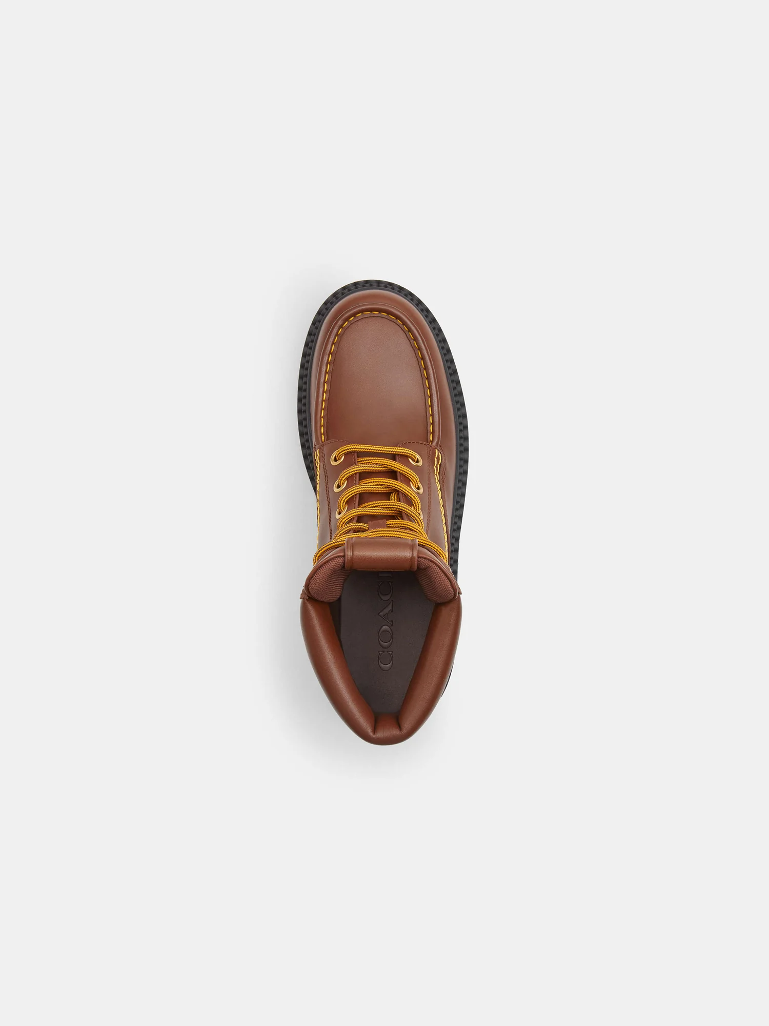 Ботинки Coach Lug Sole на массивной подошве — 5