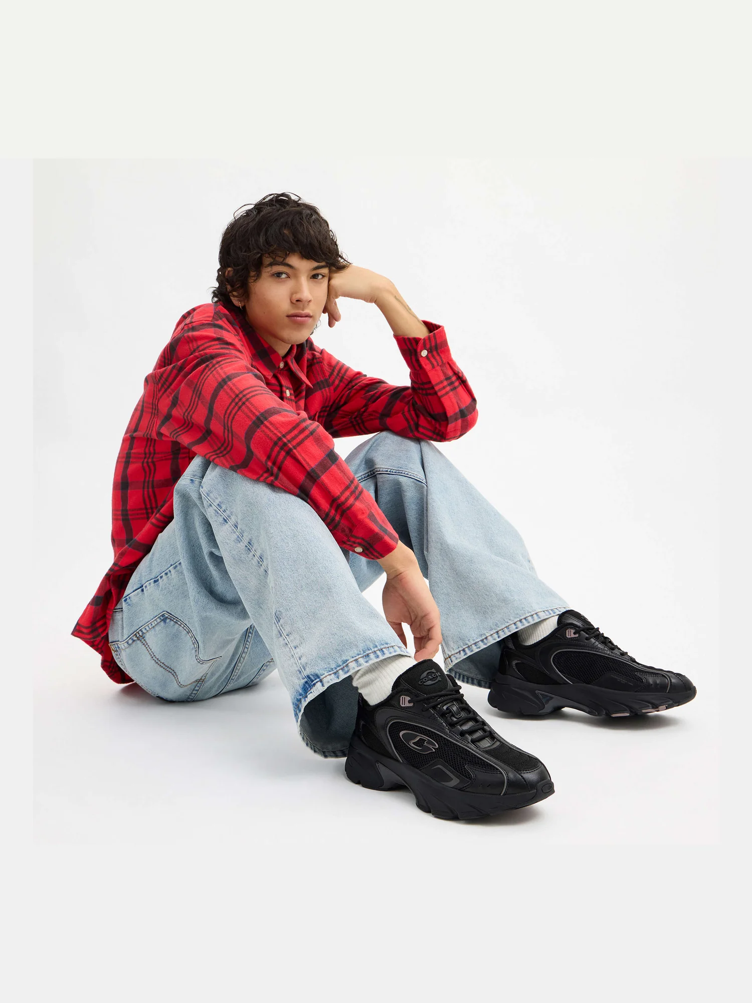 Кроссовки Coach Bolt Runner черные — 14
