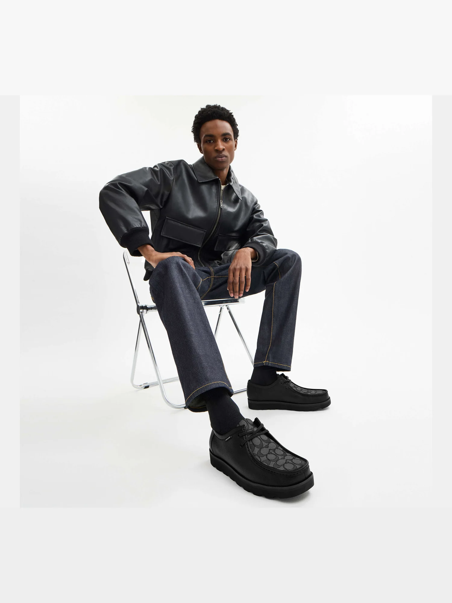 Ботинки-чукка Coach Chukka Shoe с фирменным принтом — 3