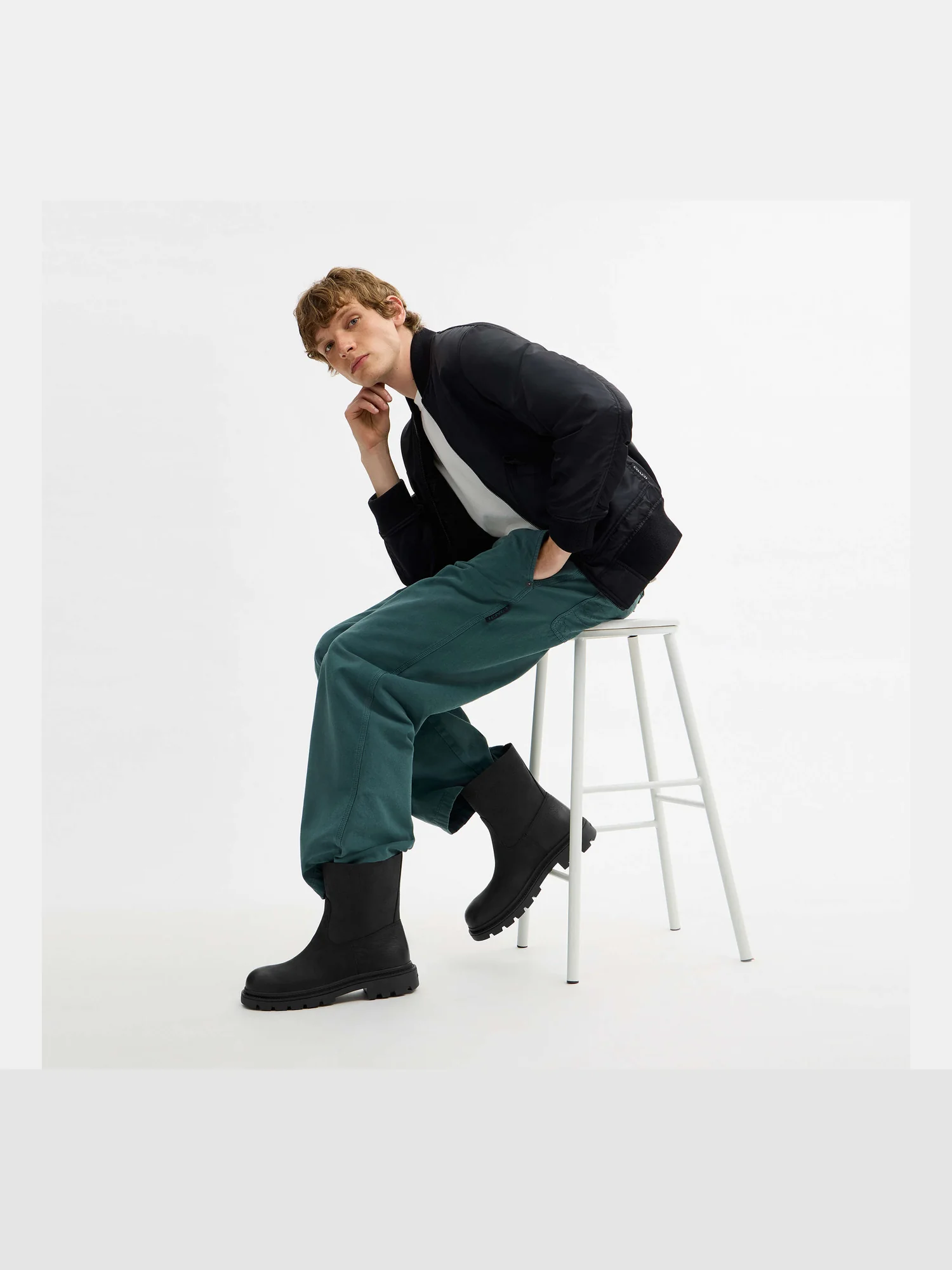 Мужские кожаные ботинки Coach Work Boot — 8
