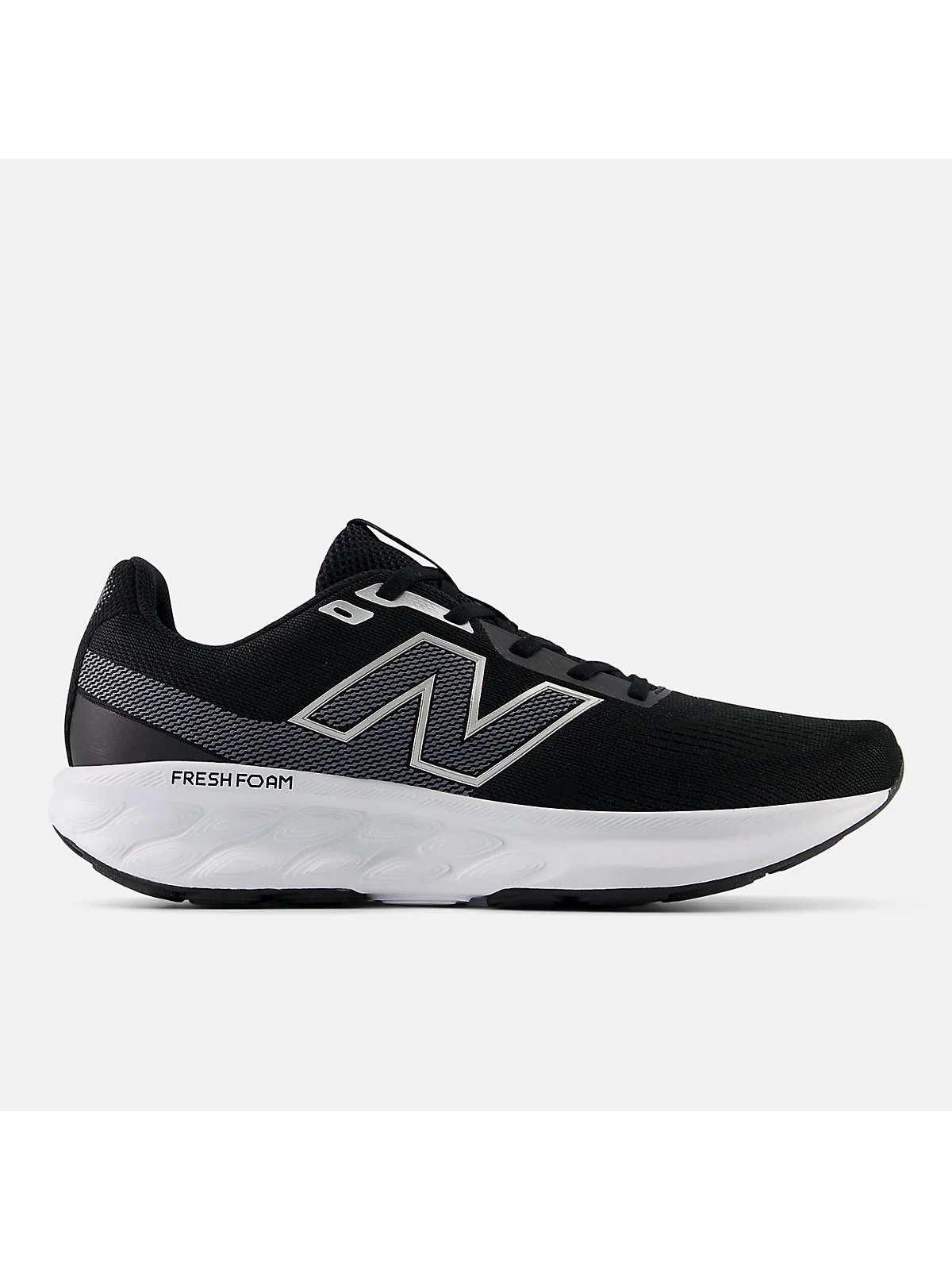 Кроссовки New Balance 520 v9 бежевые с тёмно-синим логотипом, вид сбоку