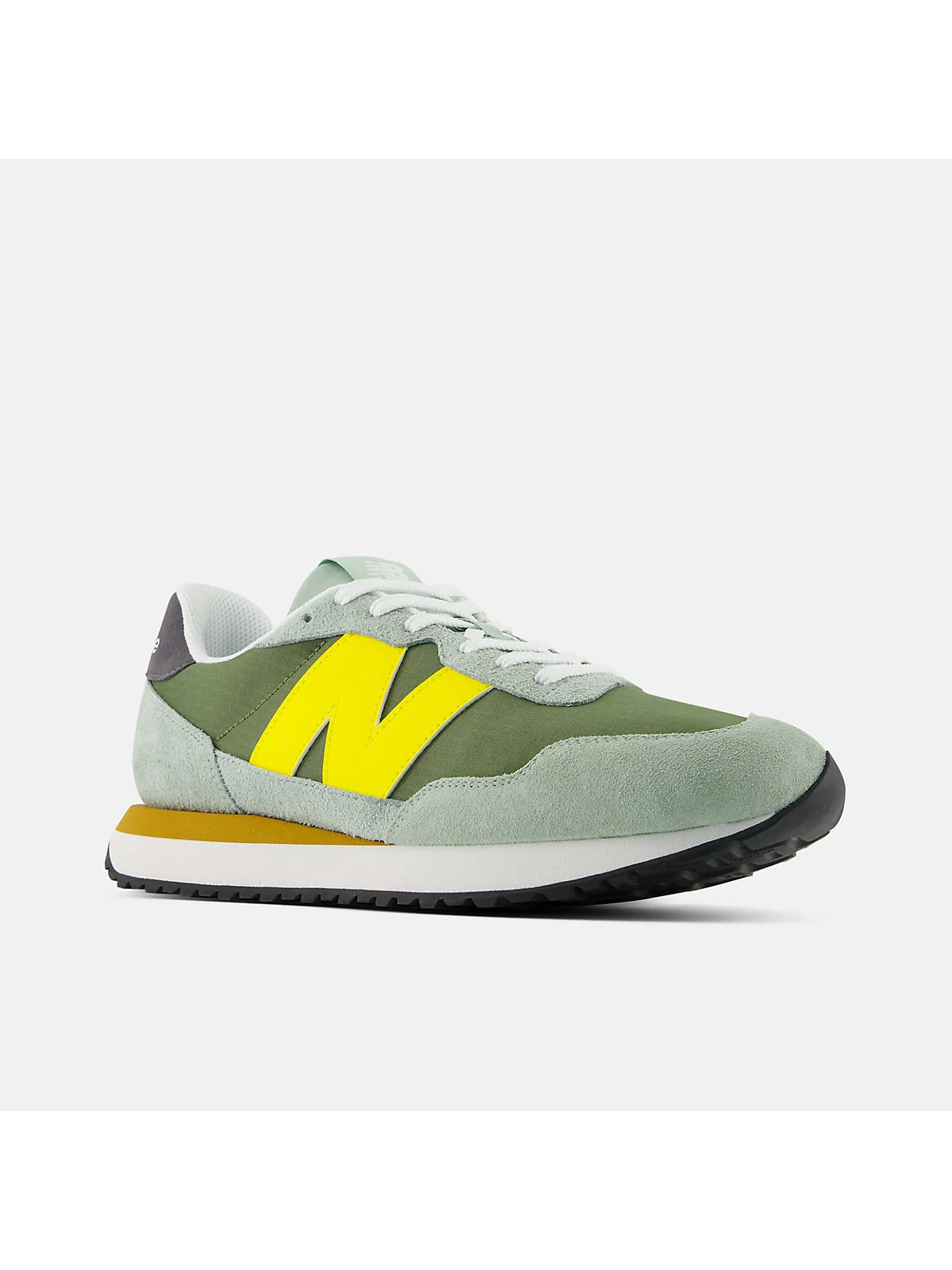 Кроссовки New Balance 237 индиго с белым, ракурс три четверти