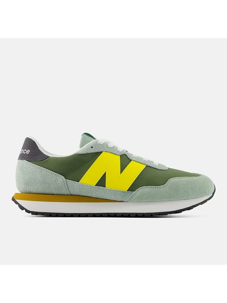 Кроссовки New Balance 237 в стиле 70-х зеленые