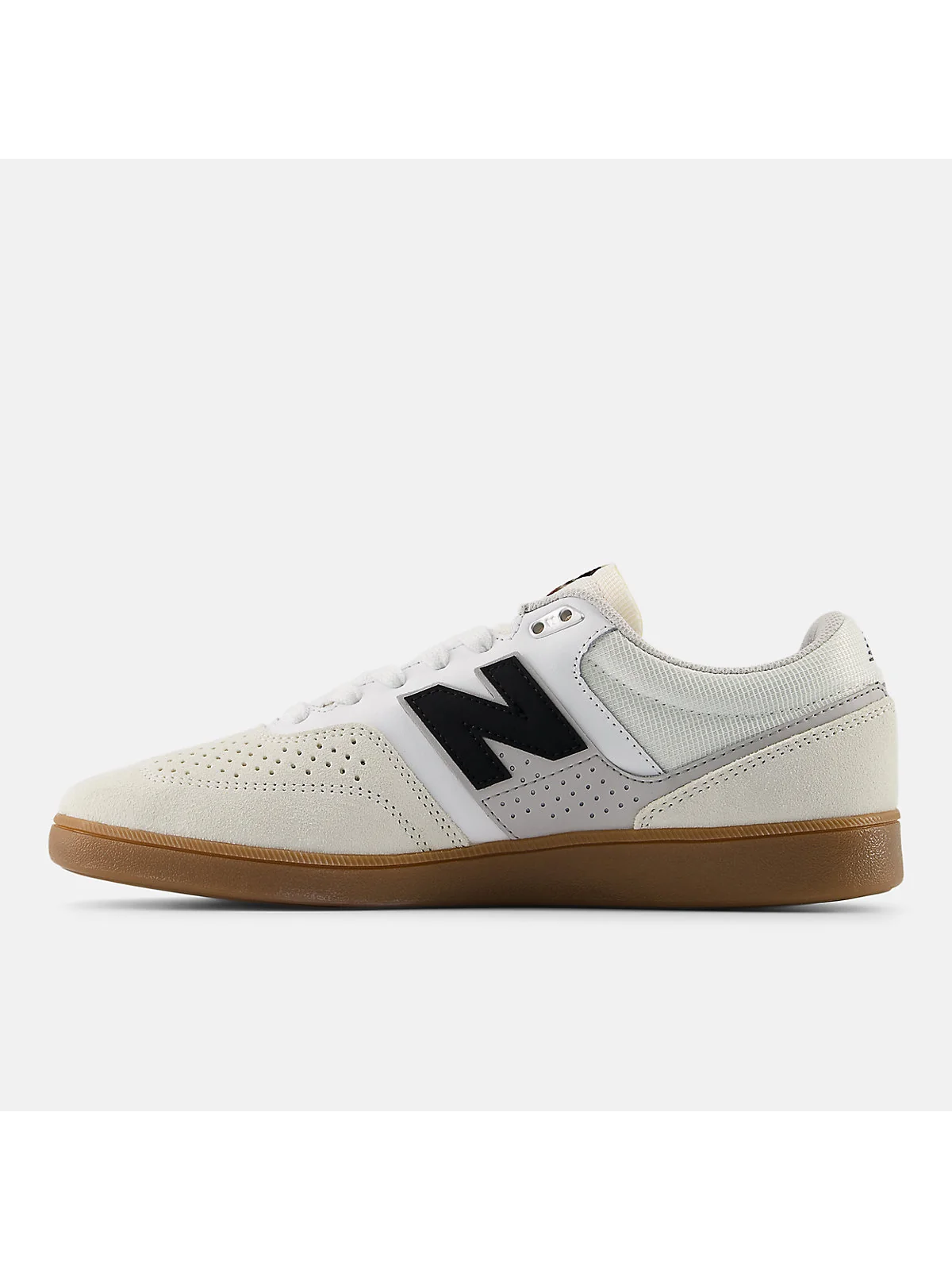Серые скейт-кроссовки New Balance 508, вид подошвы сбоку и сверху