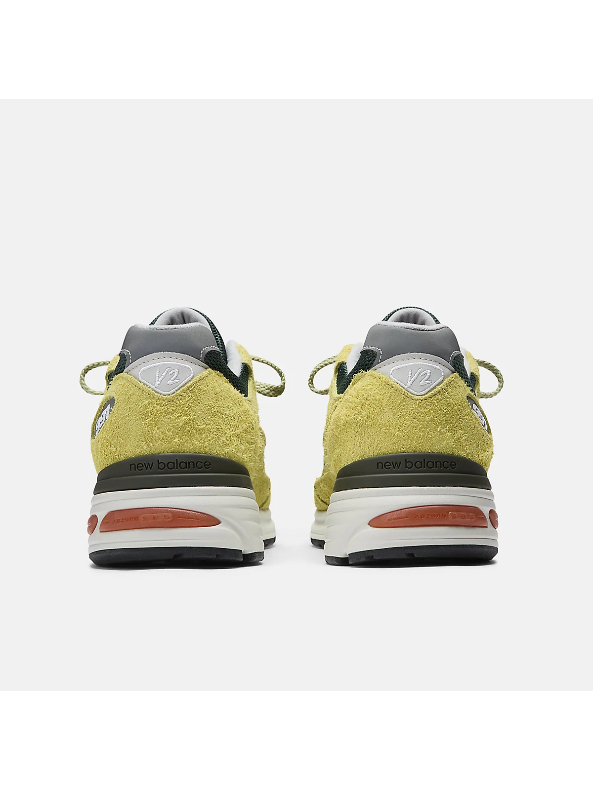 Кроссовки New Balance Made in UK 991v2 желтые — 5