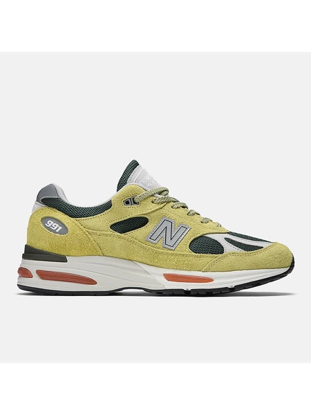 Кроссовки New Balance Made in UK 991v2 желтые