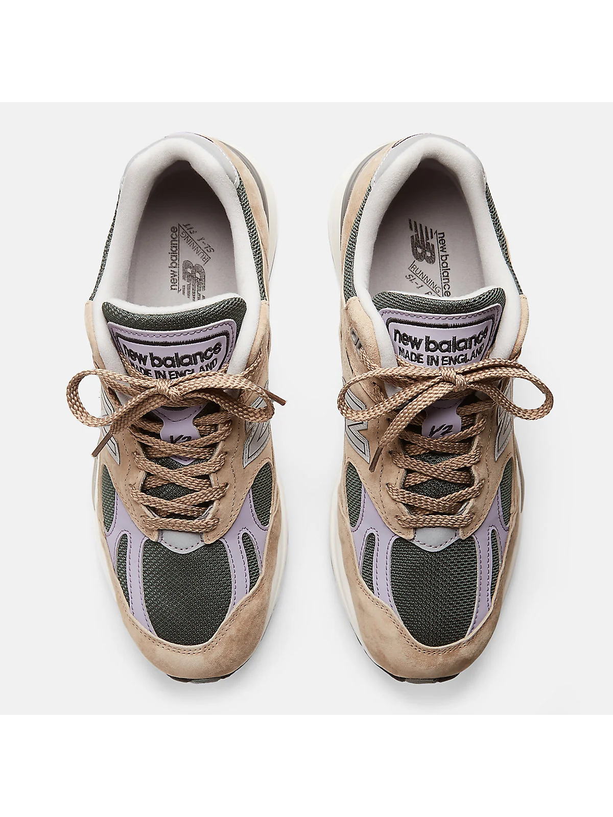 Кроссовки New Balance Made in UK 991v2 бежевые — 4