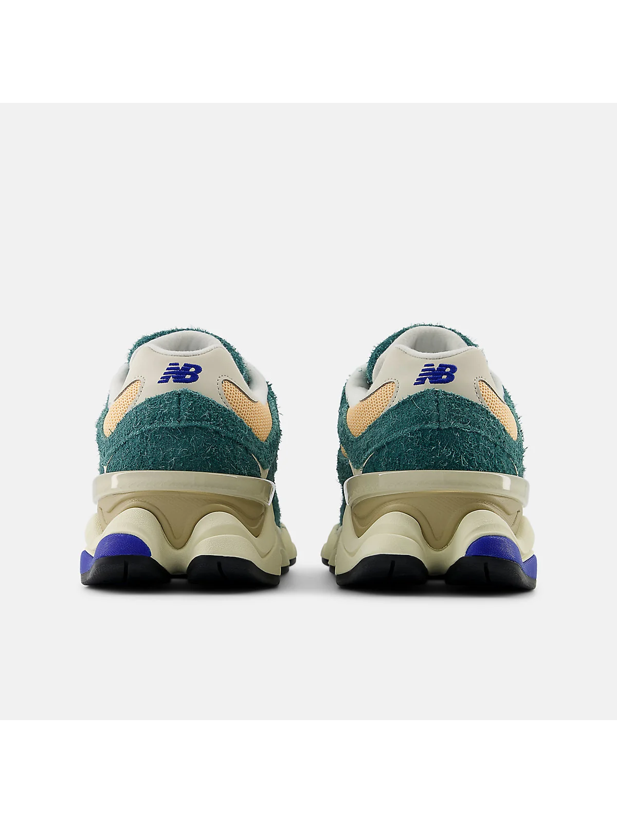 Кроссовки New Balance 9060 зелено-бежевые — 5