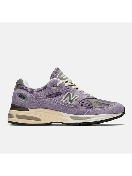 Кроссовки New Balance Made in UK 991v2 фиолетовые