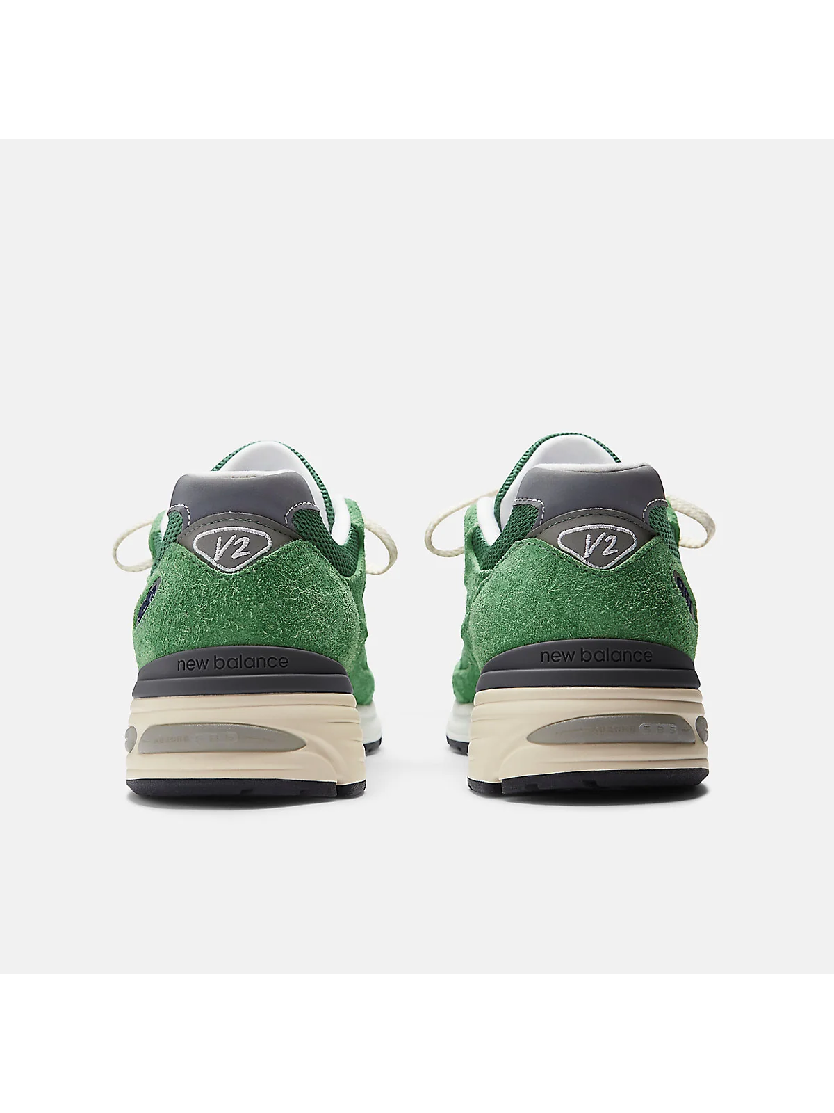 Кроссовки New Balance Made in UK 991v2 зеленые — 5