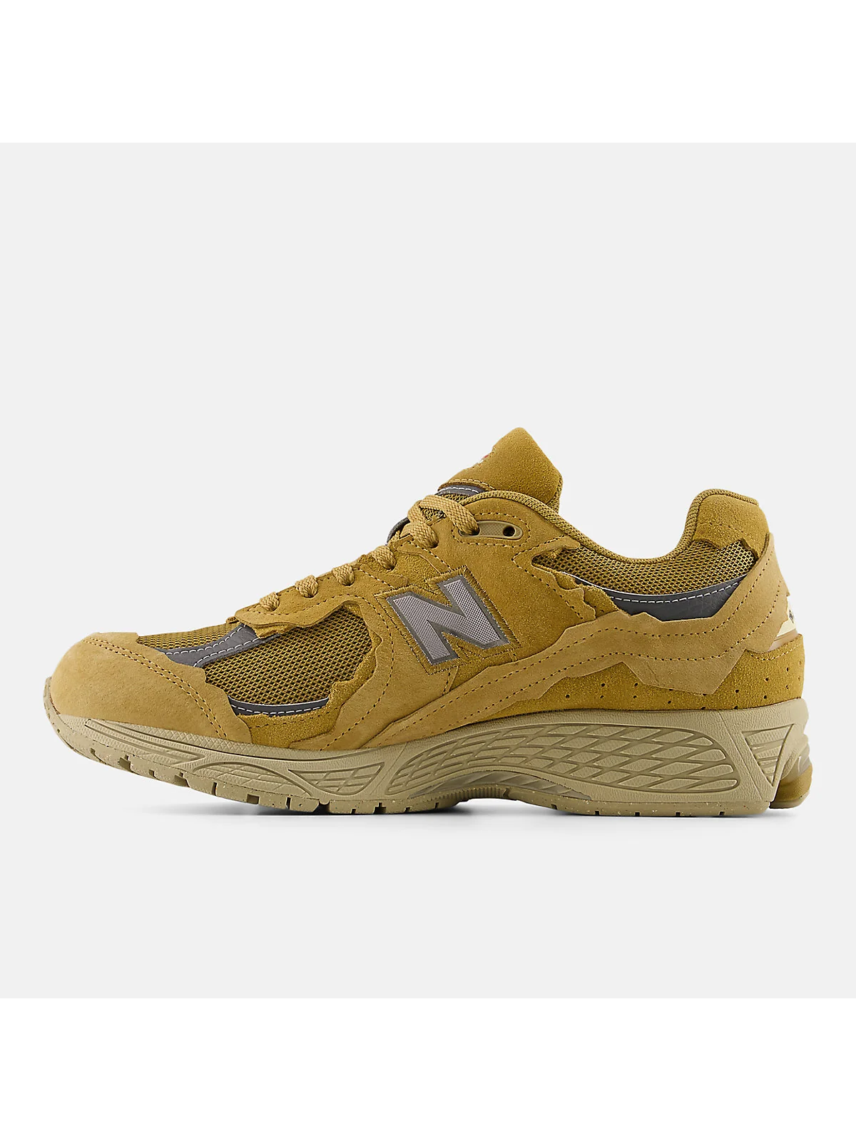 Подошва кроссовок New Balance 2002DX с полукруглыми сегментами.