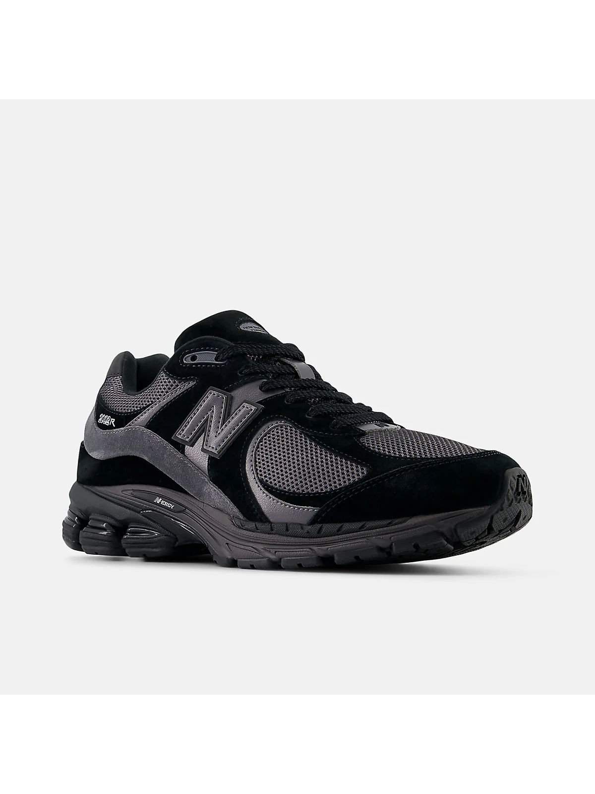 Кроссовки New Balance 2002R черные с эффектом магнит — 2