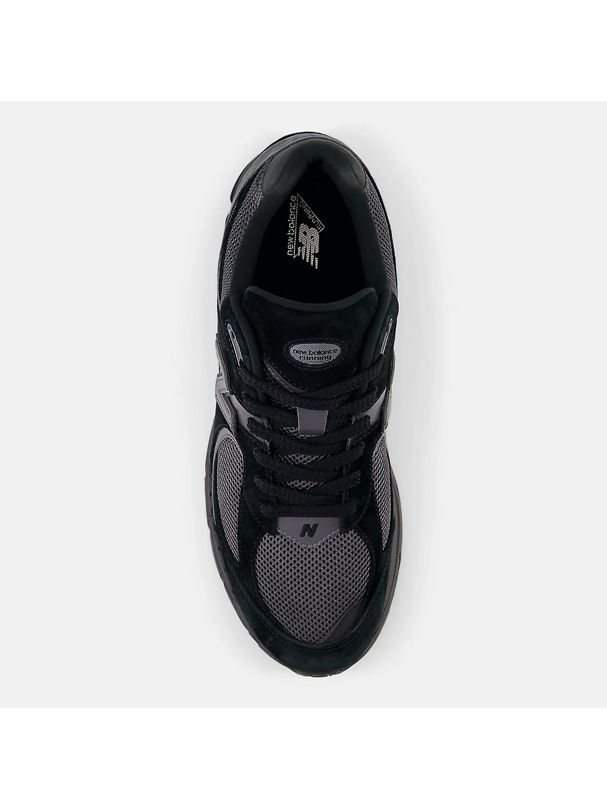 Кроссовки New Balance 2002R черные с эффектом магнит — 4