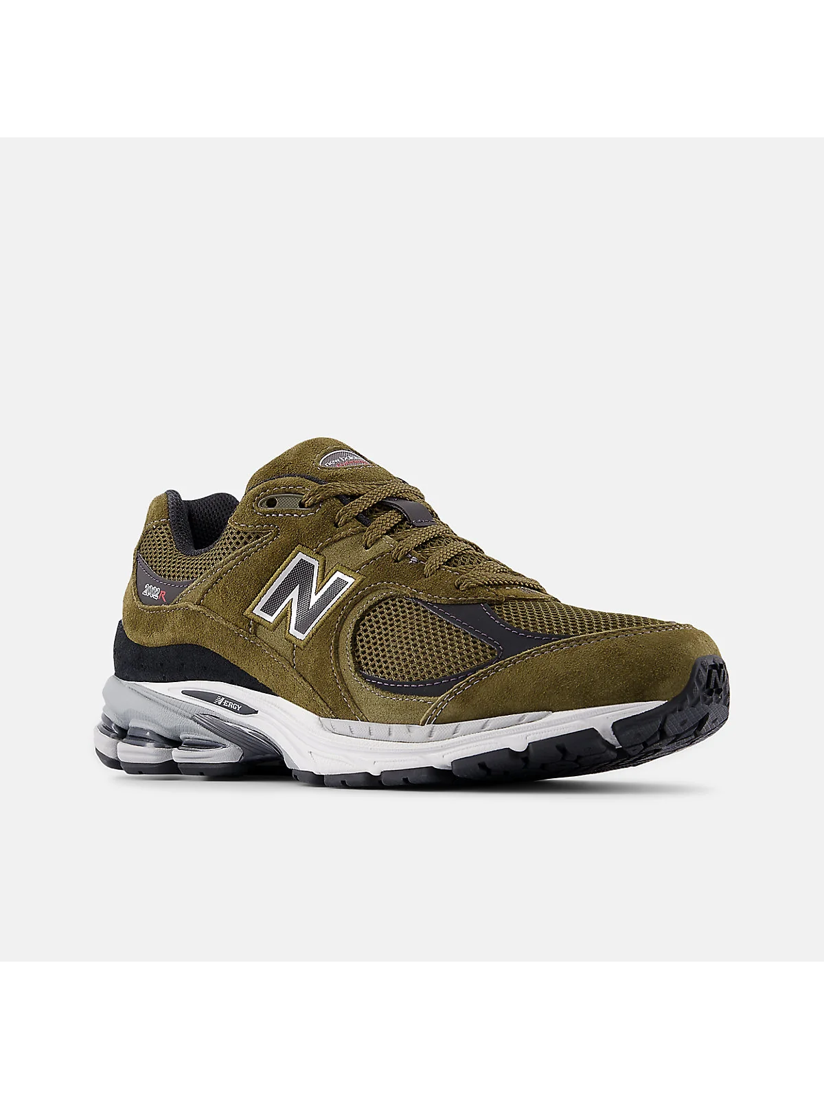 Кроссовки New Balance 2002R лесного цвета спереди, две пары