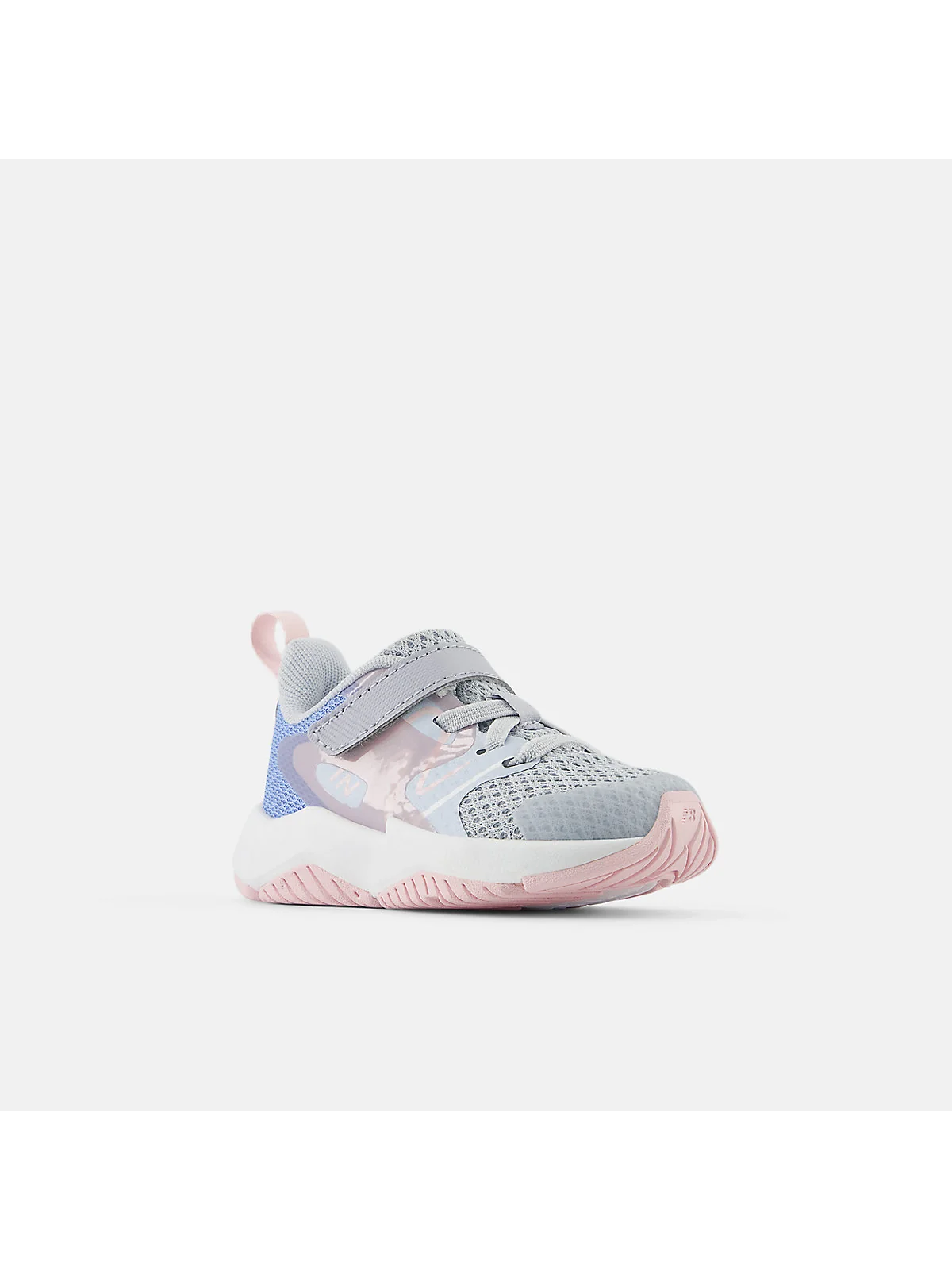 Кроссовки New Balance Rave Run v2 розовые, ракурс сбоку.