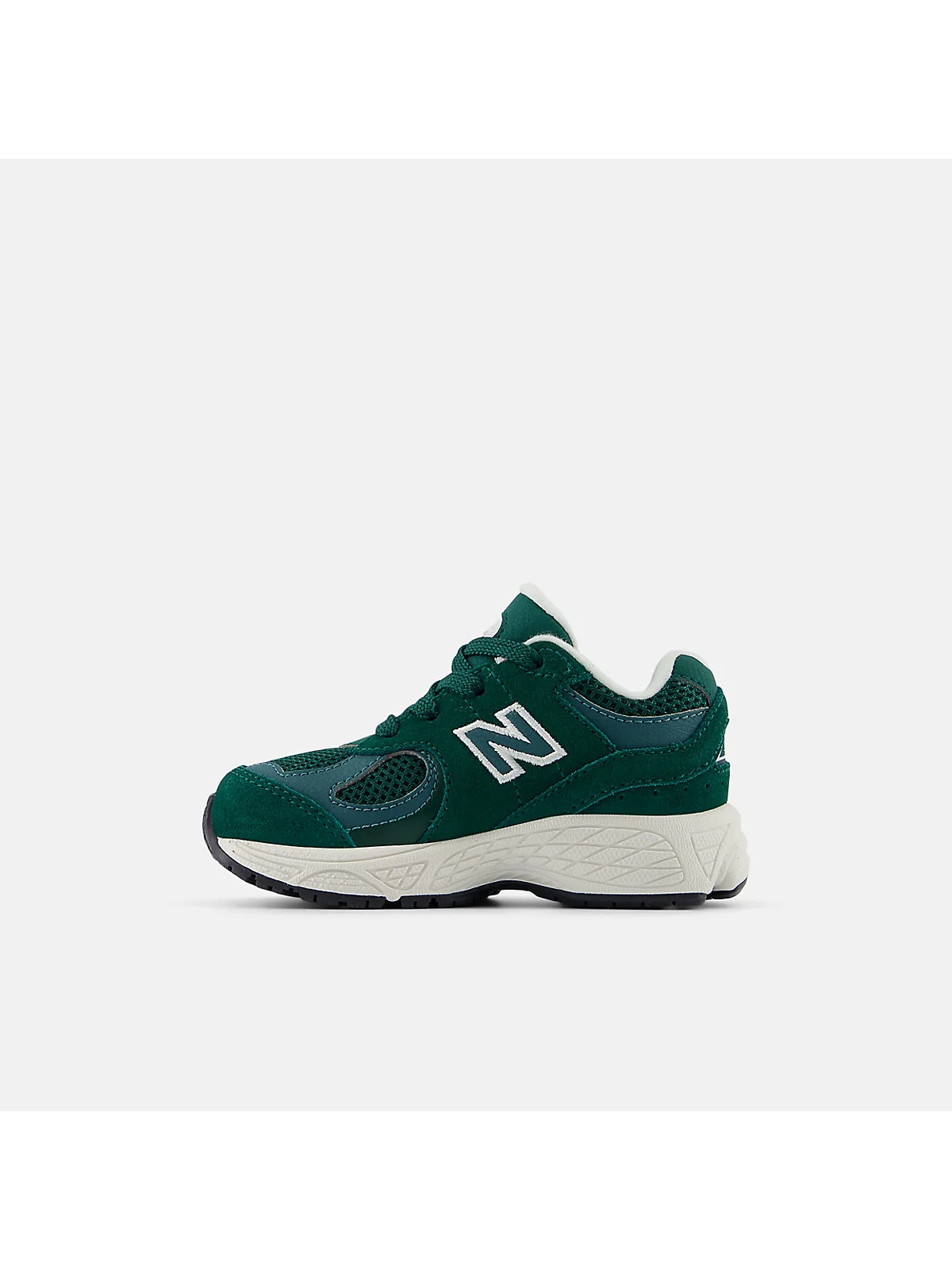 Детские кроссовки New Balance 2002 зелёные, альтернативный вид.