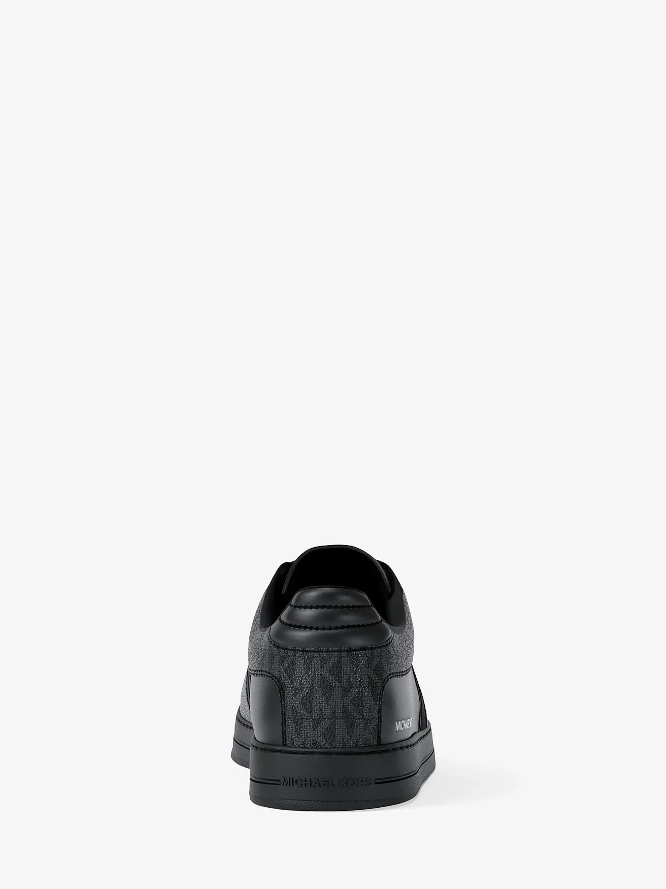 Michael Kors Brady — черные кожаные кроссовки с логотипом — 4
