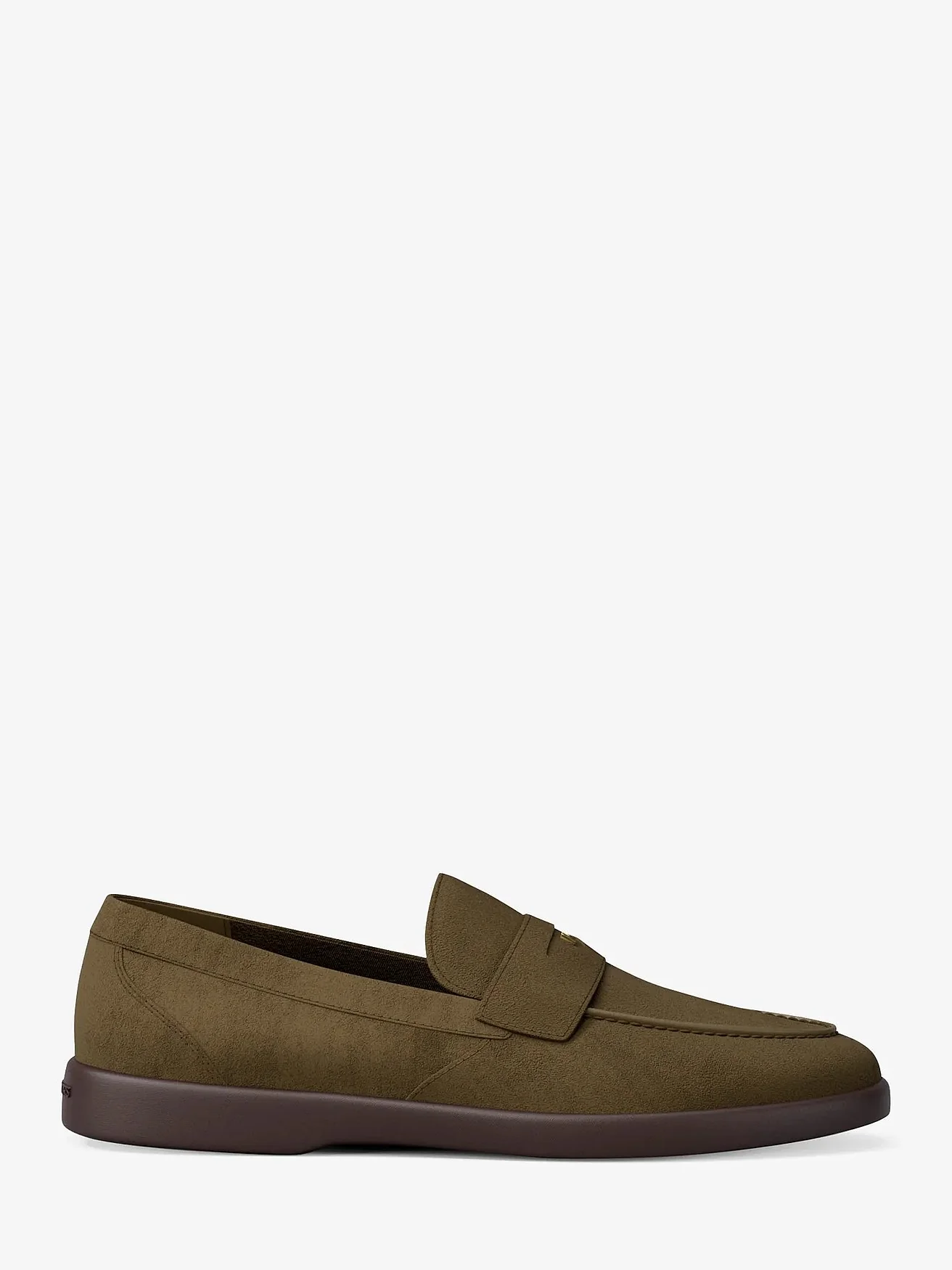 Michael Kors Wesley — зеленые замшевые лоферы-пенни — 2
