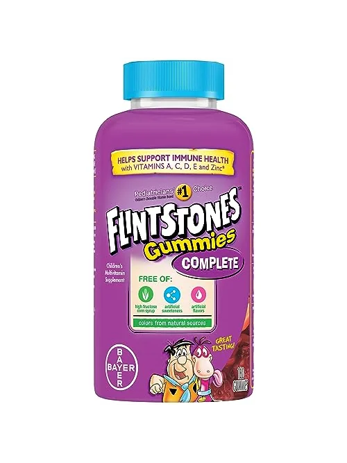 Flintstones Complete, детские мультивитамины, жевательные, 180 шт — 1