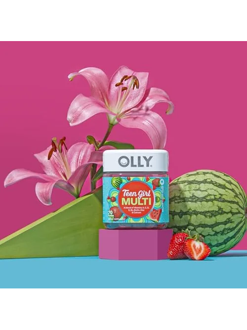 Мультивитамины OLLY Teen Girl Multi жевательные, 100 штук — 4