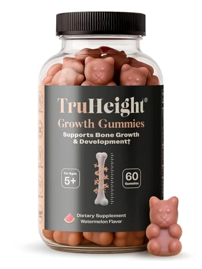 TruHeight Growth Gummies — жевательные витамины для роста детей, вкус арбуз, 60 шт — 1