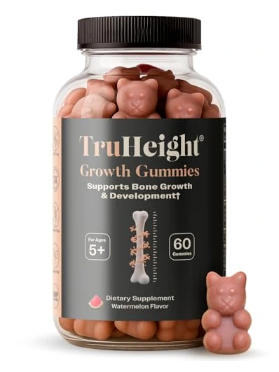 TruHeight Growth Gummies — жевательные витамины для роста детей, вкус арбуз, 60 шт