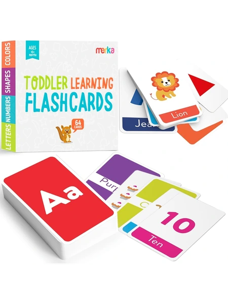 Merka Toddler Flash Cards 64 шт