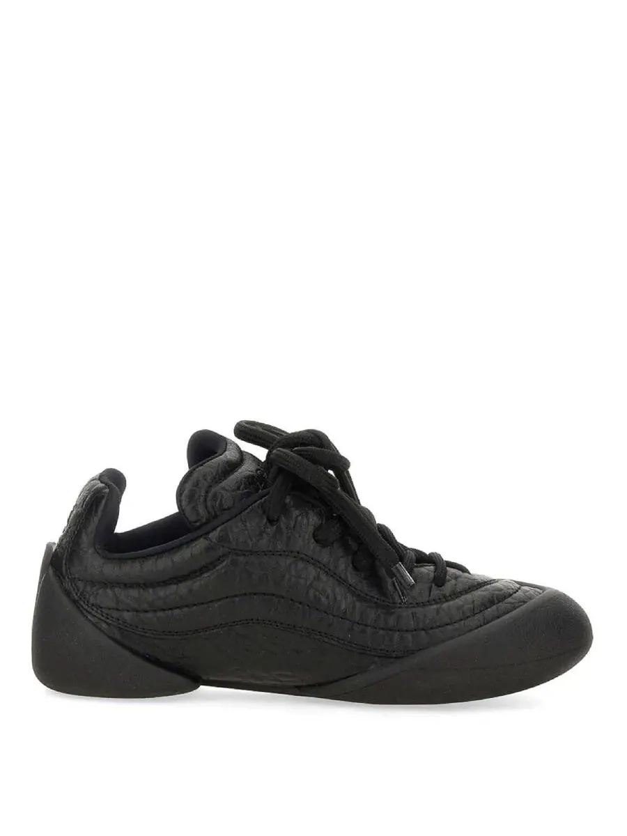 Женские черные кроссовки Alexander McQueen Flexion — черный