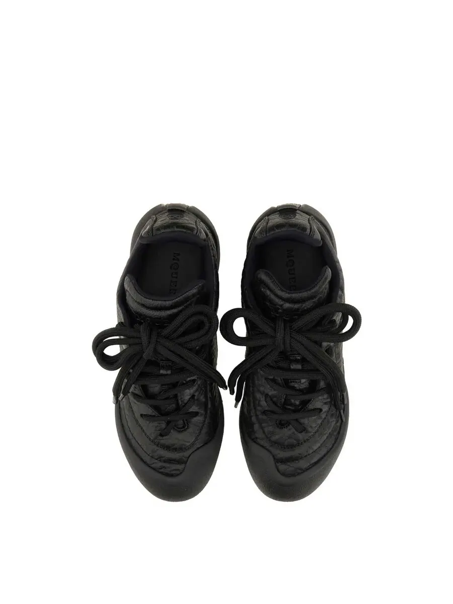 Женские черные кроссовки Alexander McQueen Flexion — изображение 3 из 5, черный