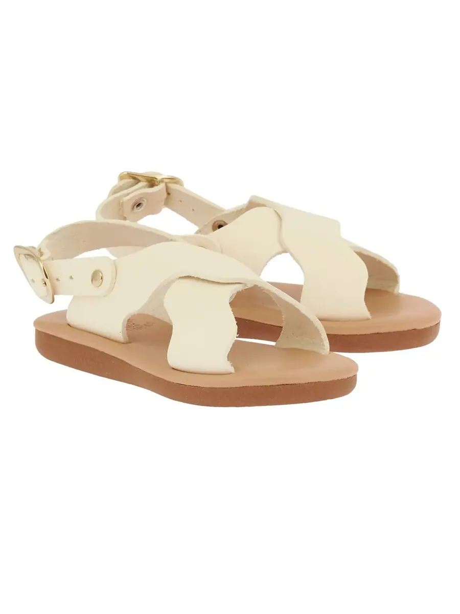 Детские сандалии Ancient Greek Sandals Atokos мягкие сандалии для девочек — изображение 2 из 3, бежевый