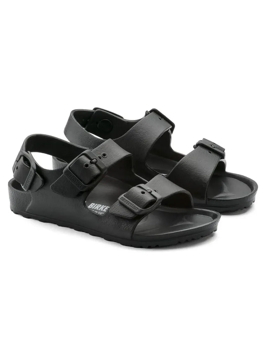 Детские сандалии Birkenstock Milano Eva с ремешком — изображение 2 из 3, черный