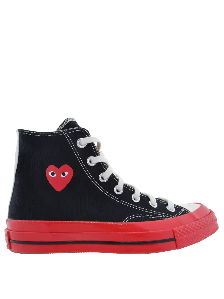 Кроссовки на высокой подошве Comme Des Garcons X Cdg Play Converse