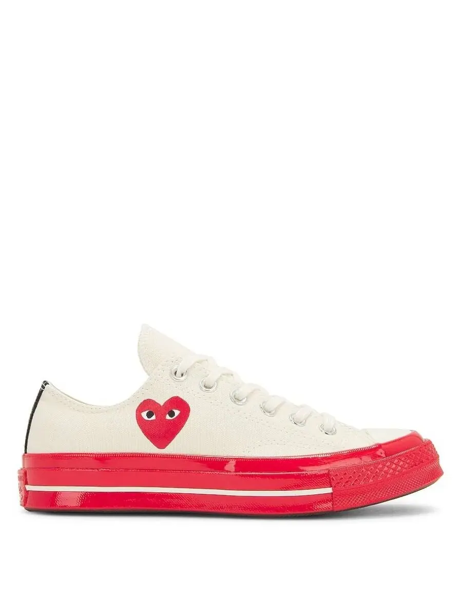 Мужские кроссовки Comme Des Garcons X CDG Play Off White