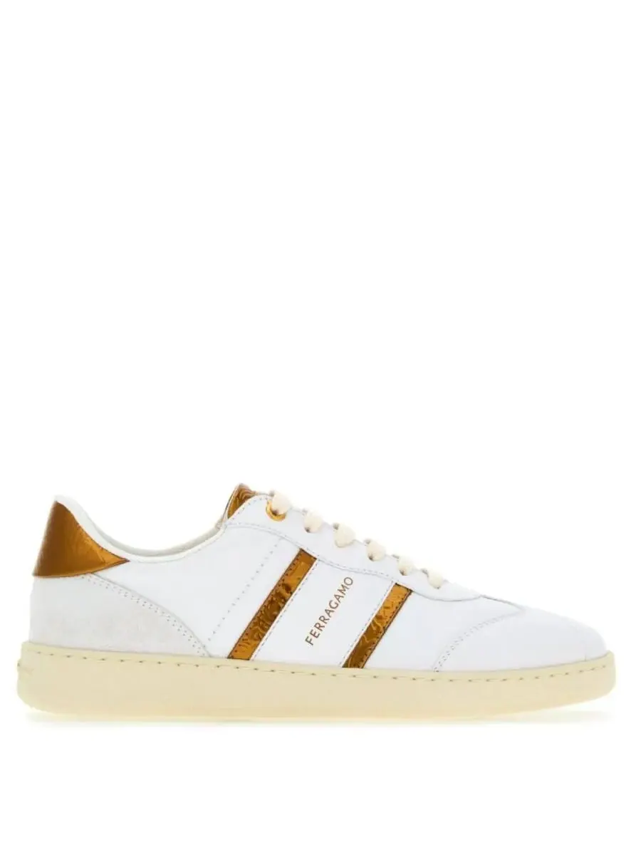 Кроссовки Ferragamo Achille 2 низкие — белый