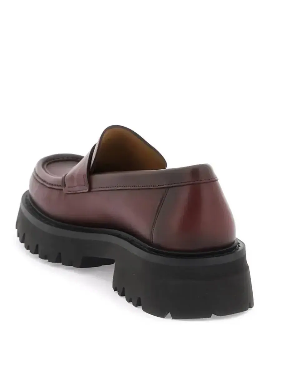 Лоферы Ferragamo с массивной подошвой — изображение 2 из 3, фиолетовый