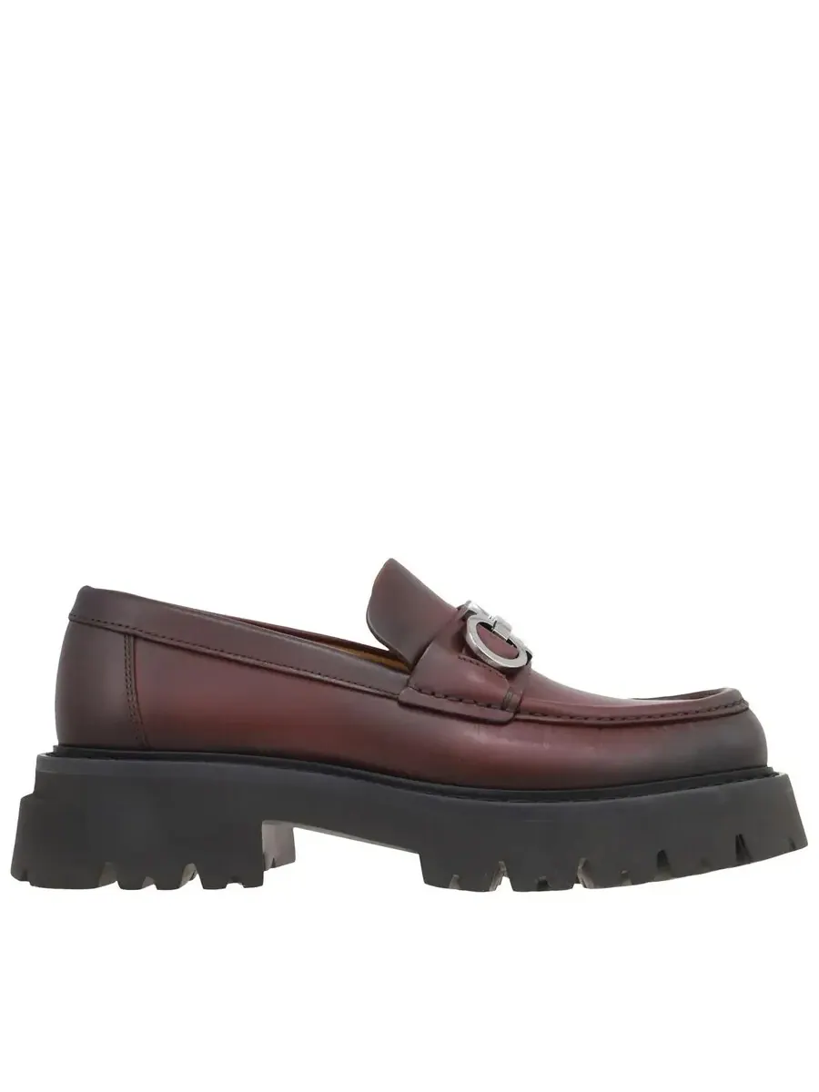 Мокасины Ferragamo Chunky с орнаментом Gancini