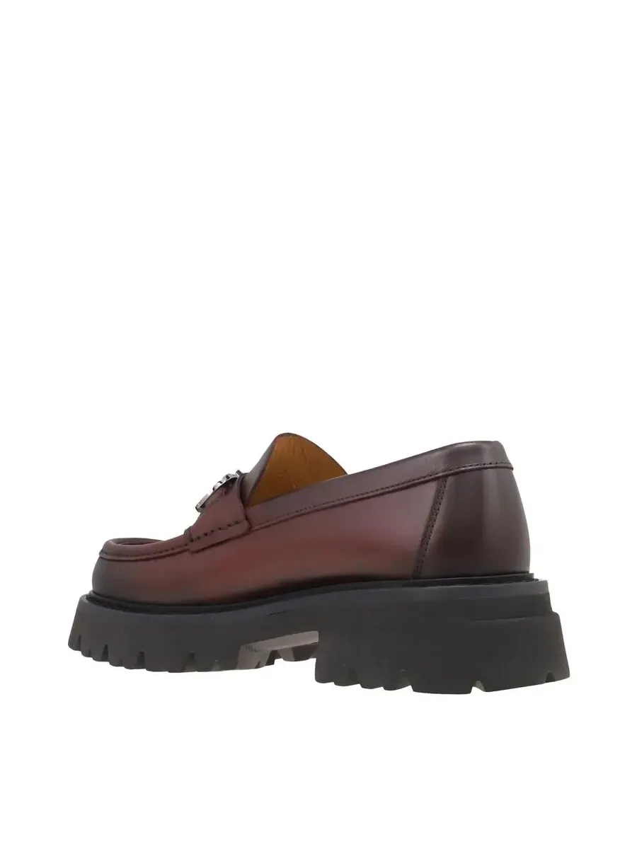 Мокасины Ferragamo Chunky с орнаментом Gancini — изображение 3 из 4, фиолетовый