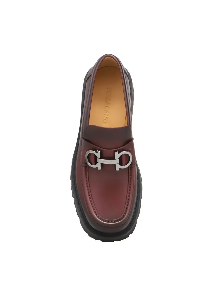 Мокасины Ferragamo Chunky с орнаментом Gancini — изображение 4 из 4, фиолетовый