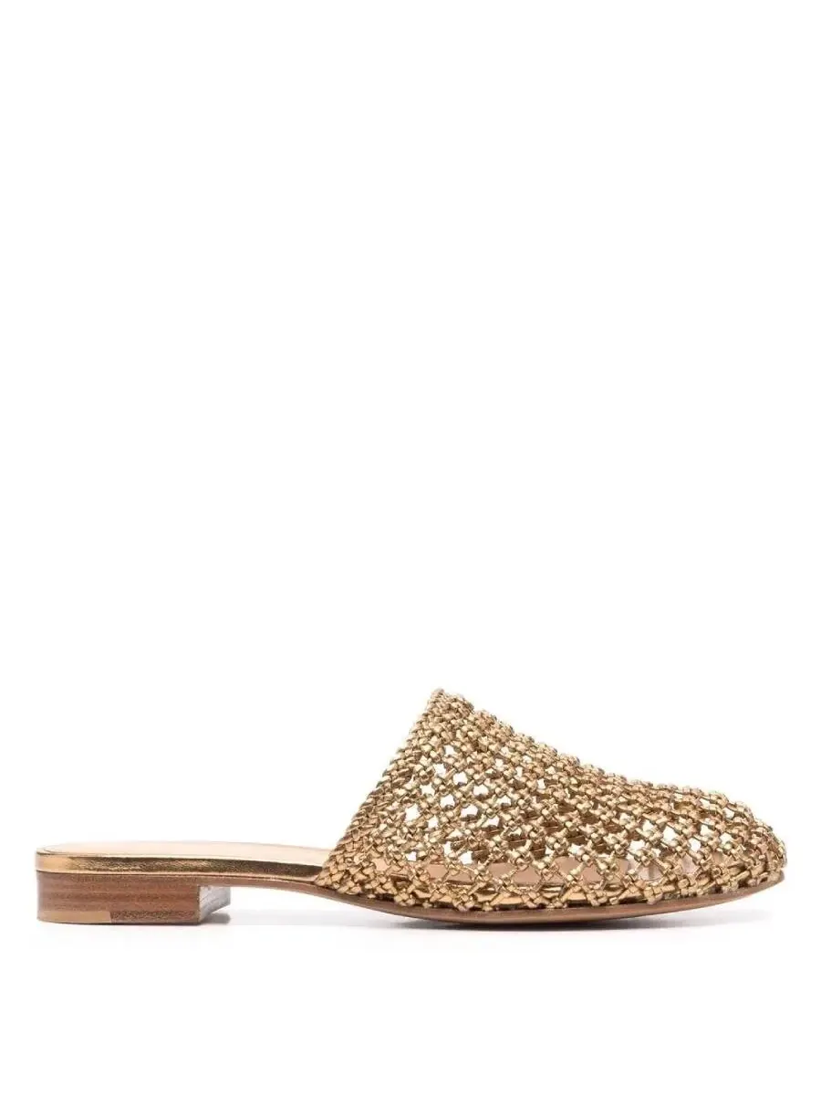 Кожаные мюли Ferragamo Ellas с узлом