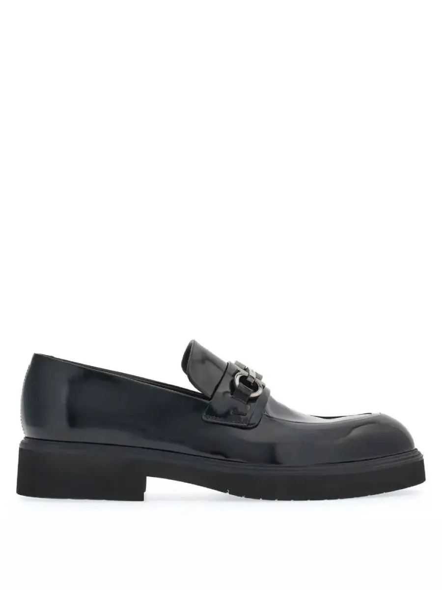 Мокасины Ferragamo Fiorello с орнаментом Gancini