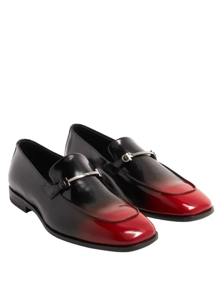 Мокасины Ferragamo Florida с орнаментом Gancini — изображение 2 из 3, черный