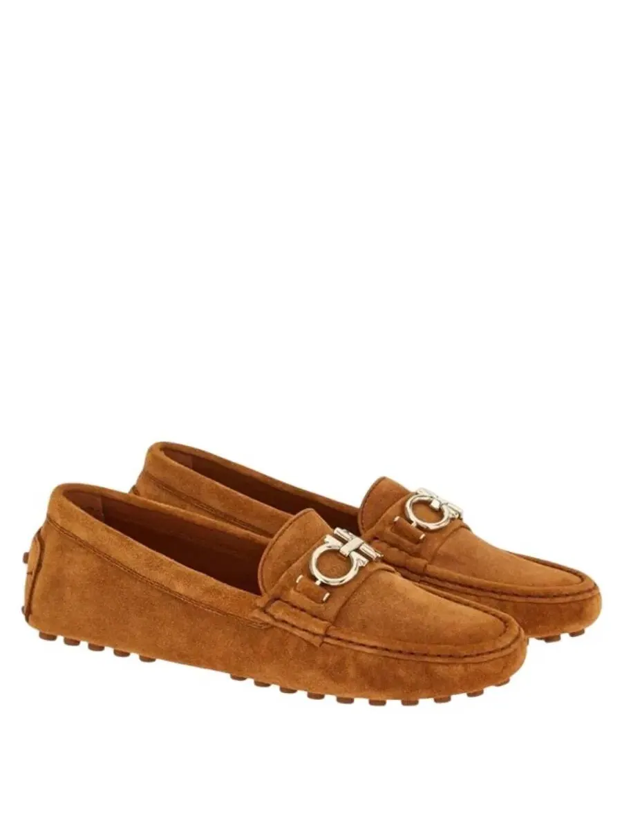Мокасины Ferragamo Gancini Driver — изображение 2 из 3, красный