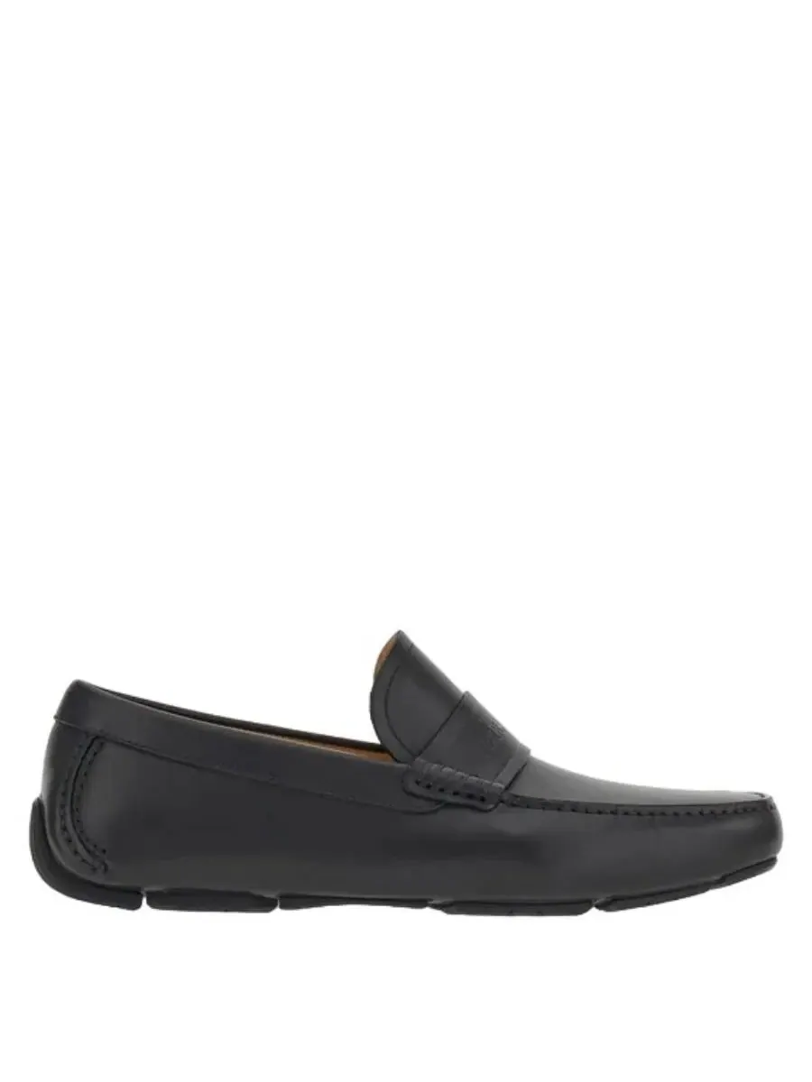 Мужские черные лоферы Ferragamo Felix