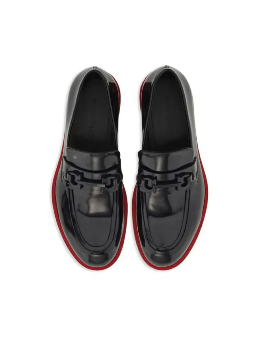 Мужские черные лоферы Ferragamo — изображение 4 из 4, черный